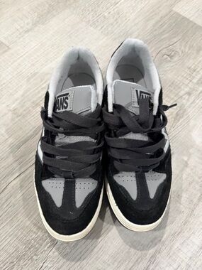 Vans Black and Gray Skate Sneakers